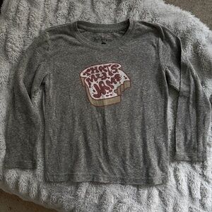 Feather 4 Arrow Kids Gray Long Sleeve That’s My Jam, SZ 6